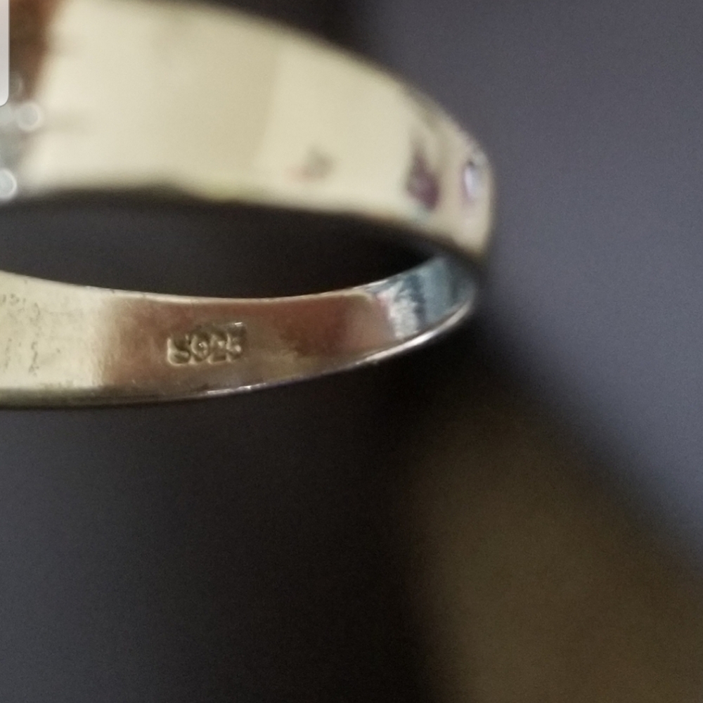 Silver, topaz ring - Picture 3 of 3